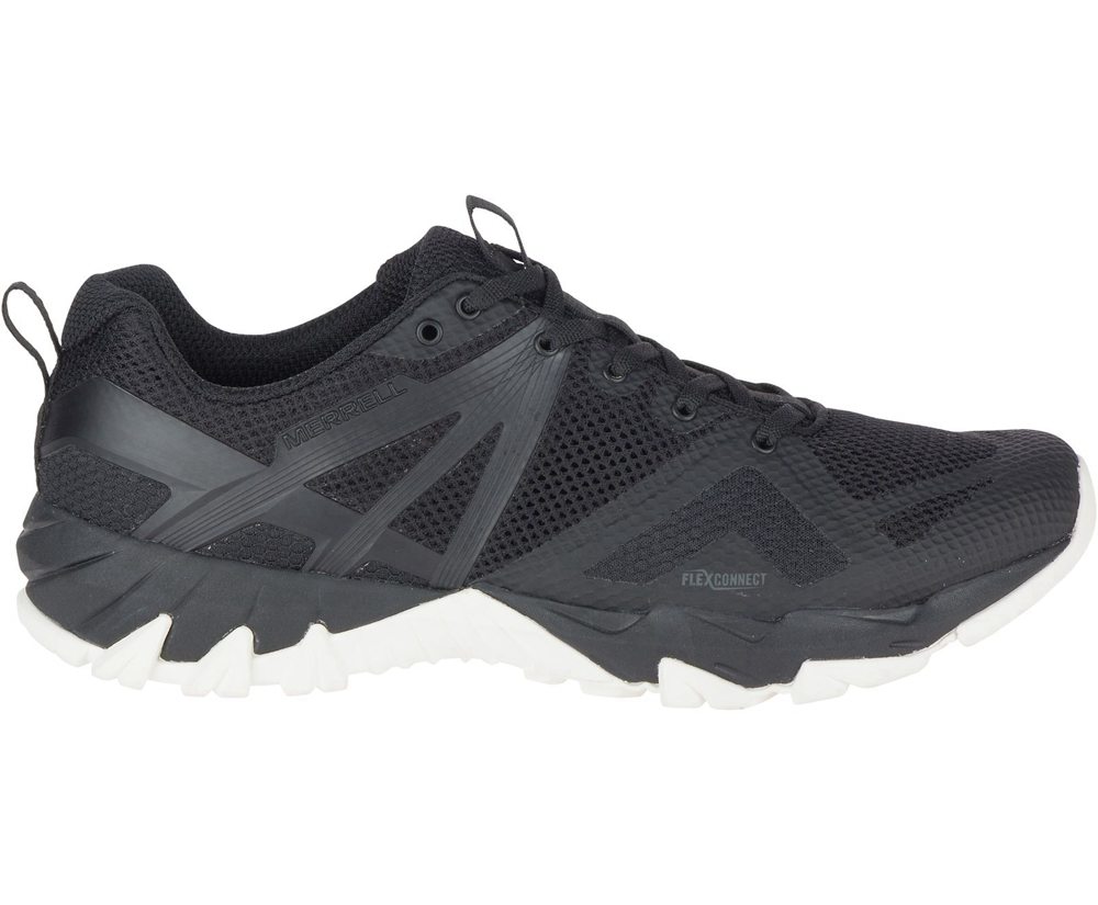 Buty Trekkingowe Merrell Męskie Czarne/Białe - Mqm Flex - 976580-DXZ